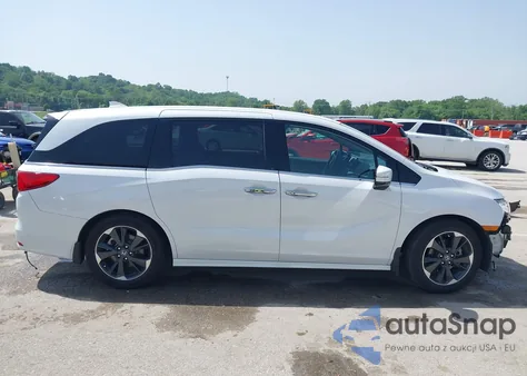 2023 Honda Odyssey Elite из США, поврежденный, VIN 5FNRL6H94PB015584